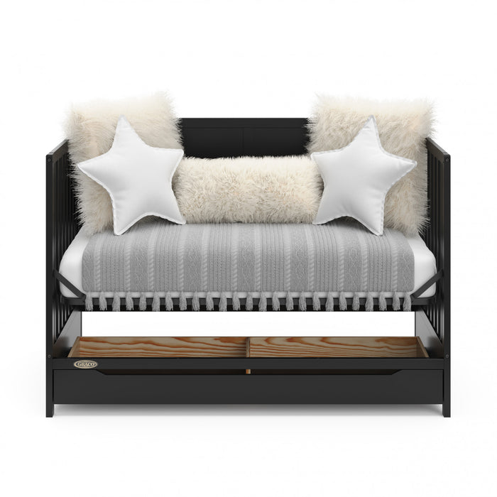 Graco Melrose Lit de bebe convertible 5-en-1 avec tiroir - Noir