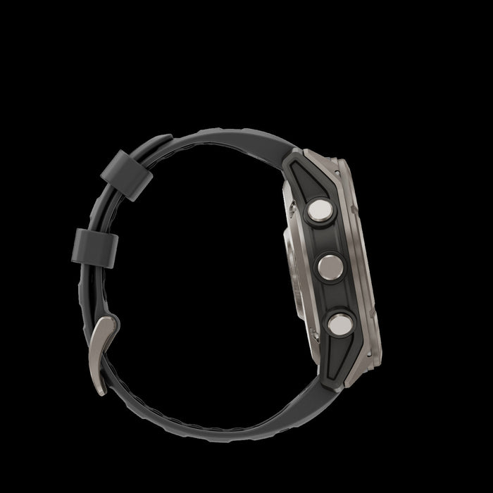 Montre intelligente Garmin Fenix 8 Pro 51 mm Graphite Premium - Vetement de performance, durabilite de lentille en saphir, previsions meteorologiques LTE, enregistrements de localisation, profils de triathlon