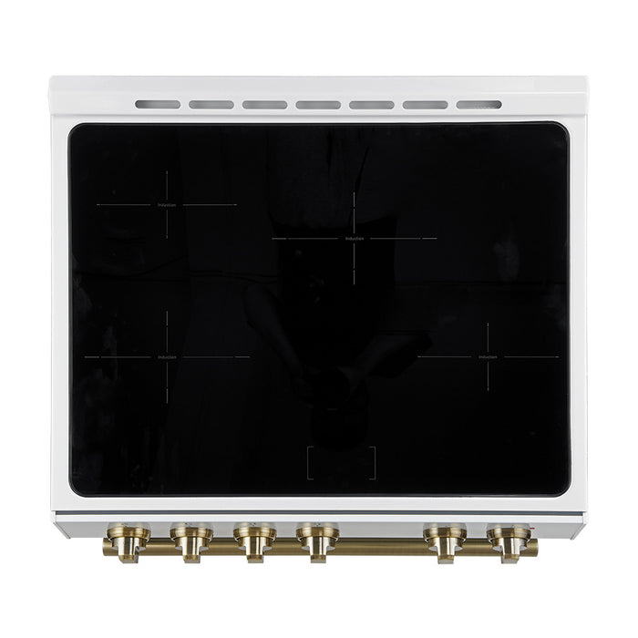 Cuisiniere a induction encastrable Leonardo Espresso de 30 po, blanche – FFSIN0982-30WHT