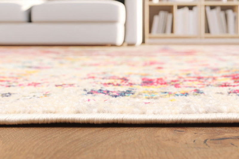 Tapis Traditionnel Jasmine 8'0\" x 10'0\" en Ivoire