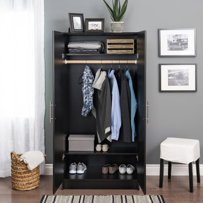 Armoire-penderie Elite de 32 po - noire