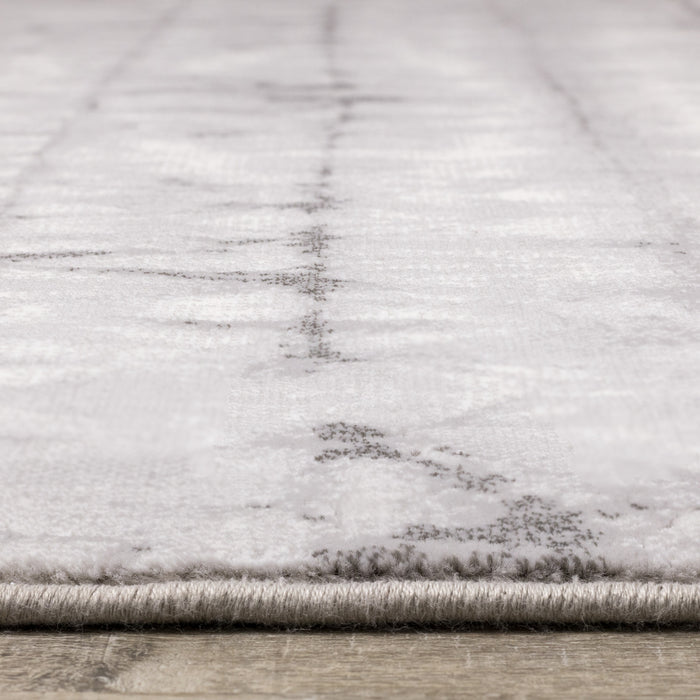 Carpette douce Isabelle à teinture sur nœuds - 5 pi 3 po x 7 pi 7 po