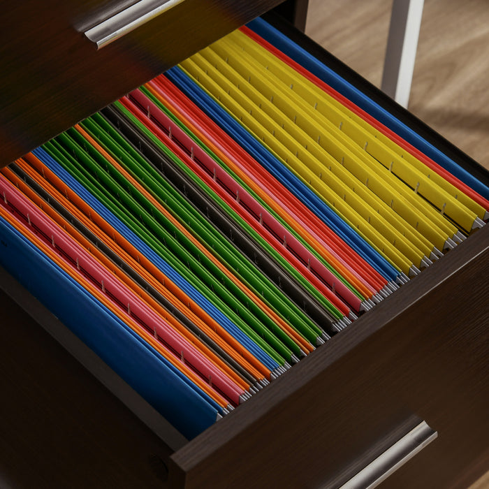 Vinsetto Classeur A Fichiers Lettre Ou A4 Avec Roulettes A 2 Tiroirs