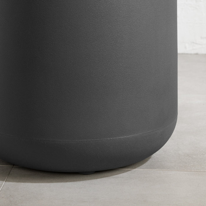 Dalya Table d’appoint de jardin ronde Gris foncé, de Meubles South Shore