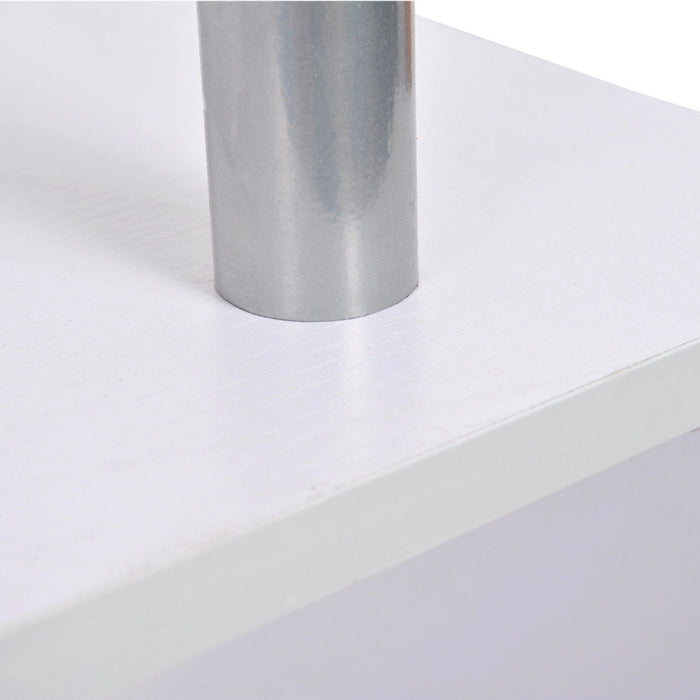 HOMCOM Bibliotheque 5 Niveaux Forme Z Metal Presentation