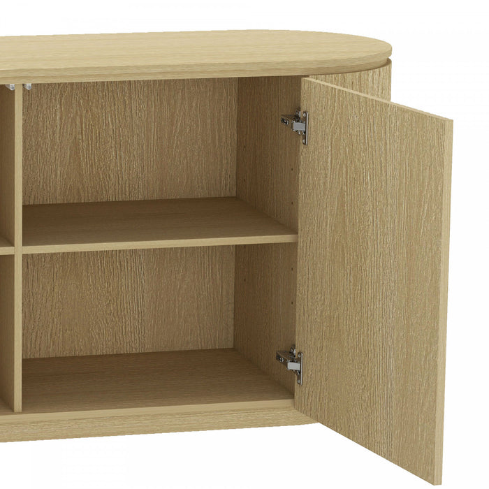 Buffet moderne Olivia Manhattan 60\" en chene naturel