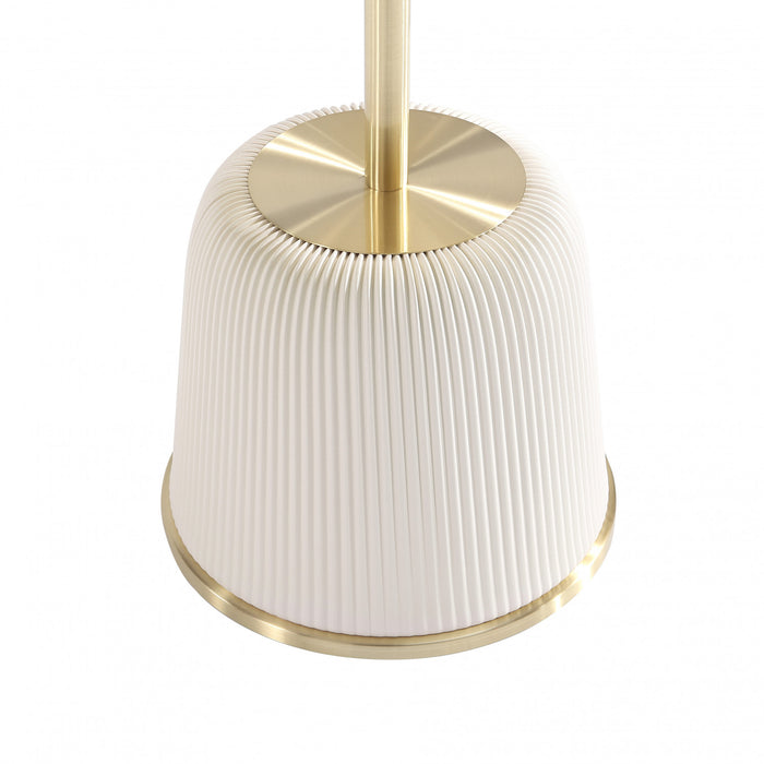 Table d’appoint moderne Anderson 2 pieces en creme