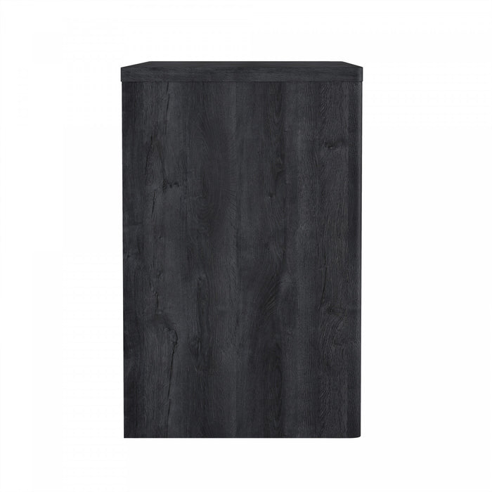 Bureau d’ecriture moderne Evelyn 47\" en gris charbon (1 tiroir)