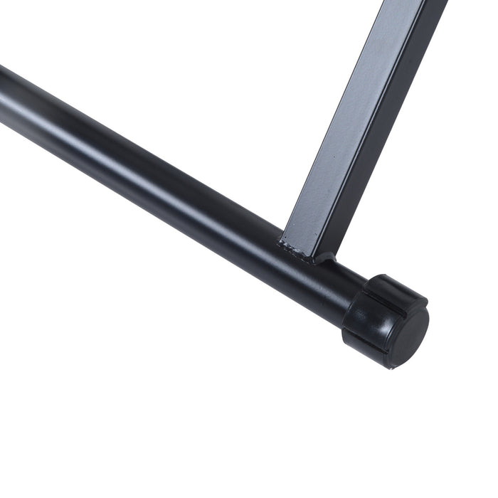 Soozier Support D'entrainement Magnetique Pour Velo D'interieur Pliable En Acier (argent)