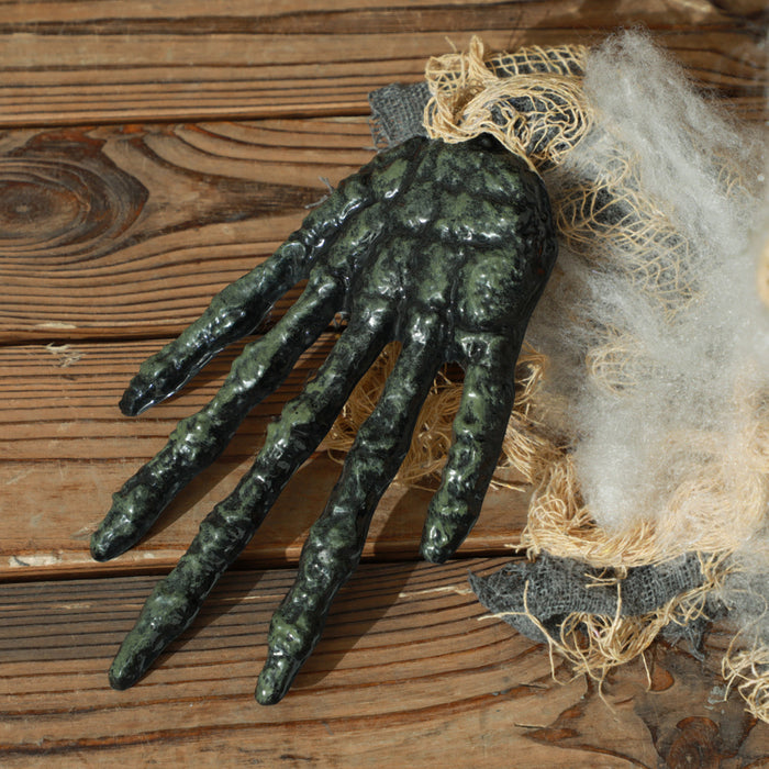 Momie Animee Homcom Pour Halloween, Decoration Effrayante A Demi-corps