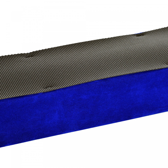 Soozier Poutre d'Equilibre Pliable 7FT avec Surface en Daim, Bleu