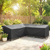 Outsunny V-Shaped Sectional Sofa Cover Waterproof Anti-UV, 105" x 105"