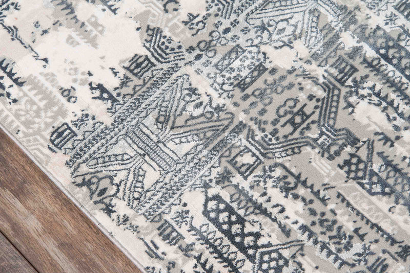Tapis Traditionnel Claudia 8'11\" x 12'6\" en Gris