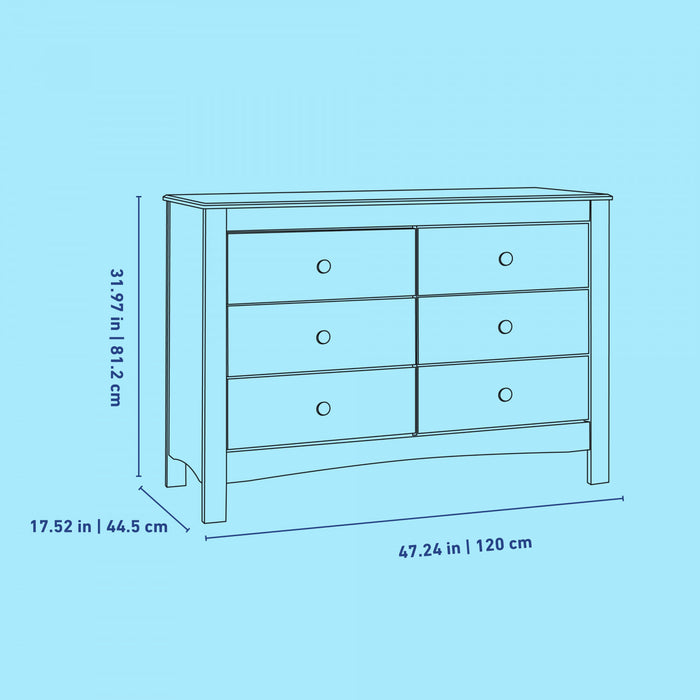 Graco Noah 6 Commode a tiroirs - Bois clair