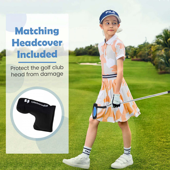 Ultimate Junior Golf Club Set Pour Enfants Comprend 165cc #3 Fairway Wood Et #7 Iron Blue