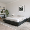 Marconi Platform Bed Frame King Bed | Lit Plateforme Marconi