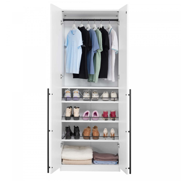 Armoire moderne Lee 32\" en blanc