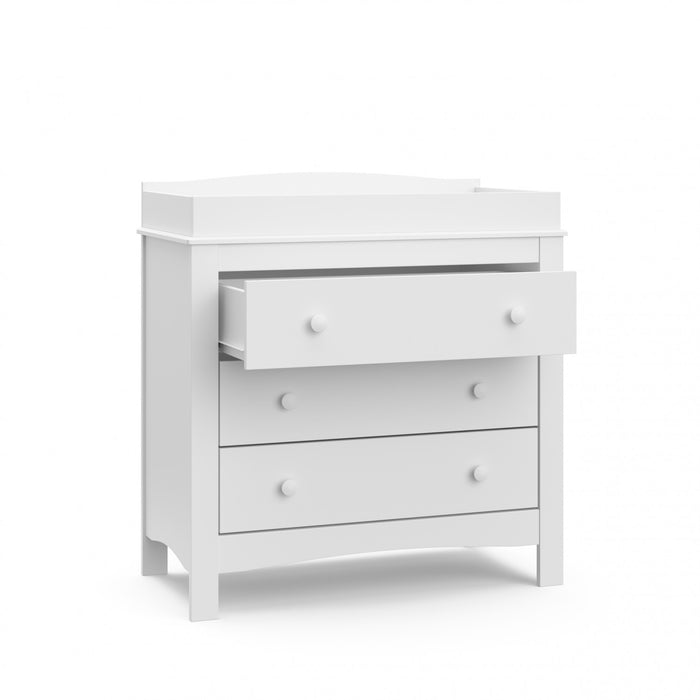 Graco Noah 3 Commode a tiroirs avec dessus a langer - Blanc