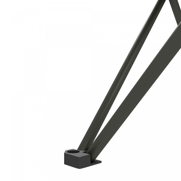 Table De Camping Pliante Outsunny, Table De Pique-nique Portable Avec Sac De Transport, Noir