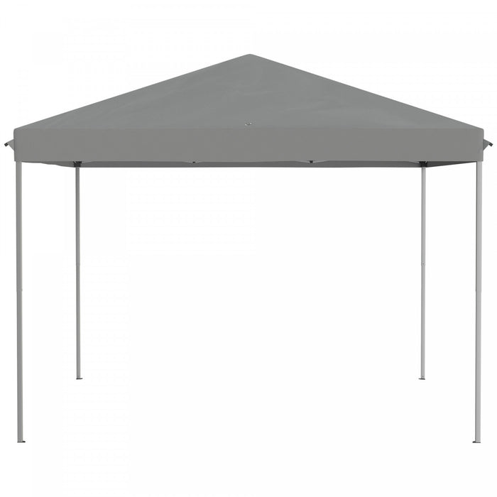 Outsunny 10 'x 10' Tente Gazebo Avec Paroi Laterale En Maille Amovible