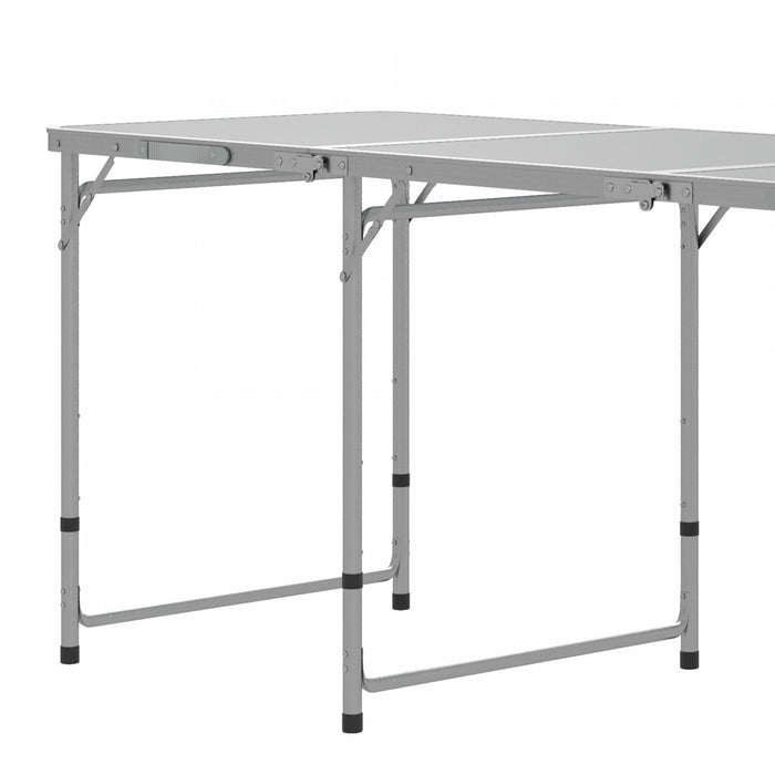 Outsunny Table Et Chaises De Camping, Table De Pique-nique Et 6 Tabourets