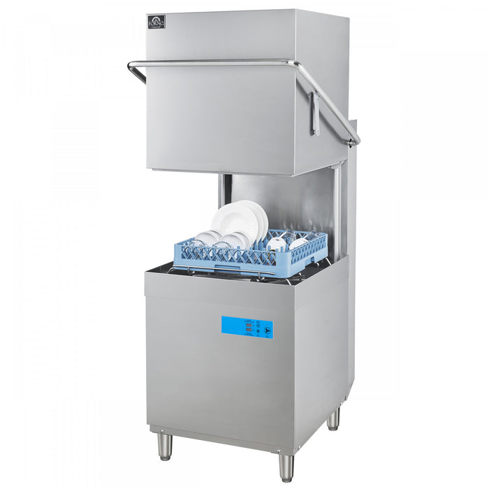 Lave-vaisselle Commerciale a capot, capacite de cuve de 26 L, 3 cycles de lavage differents – FCMDW0031