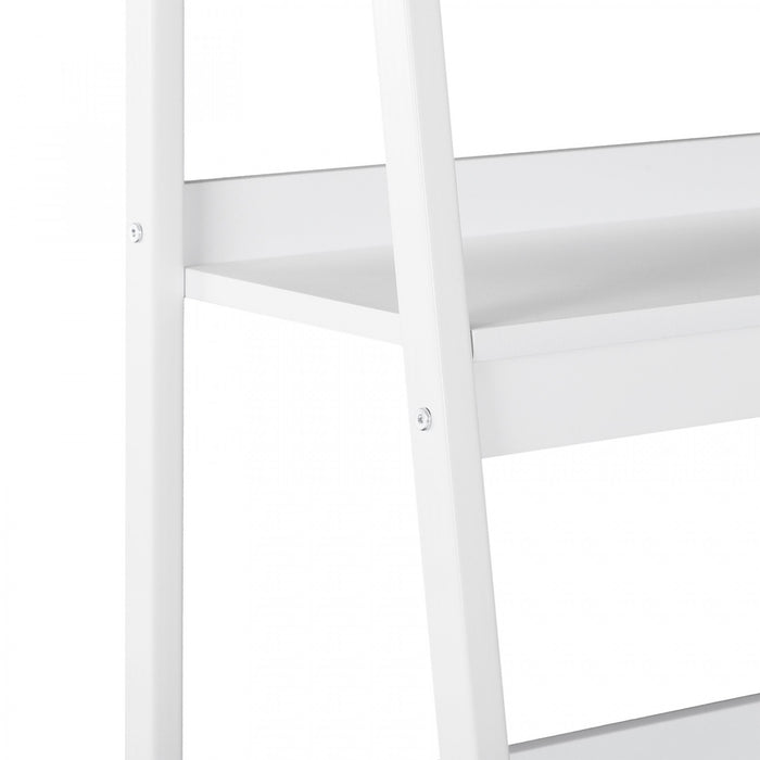 HOMCOM Lot de 2 Etageres Echelles 4 Niveaux, Presentation Multifonction
