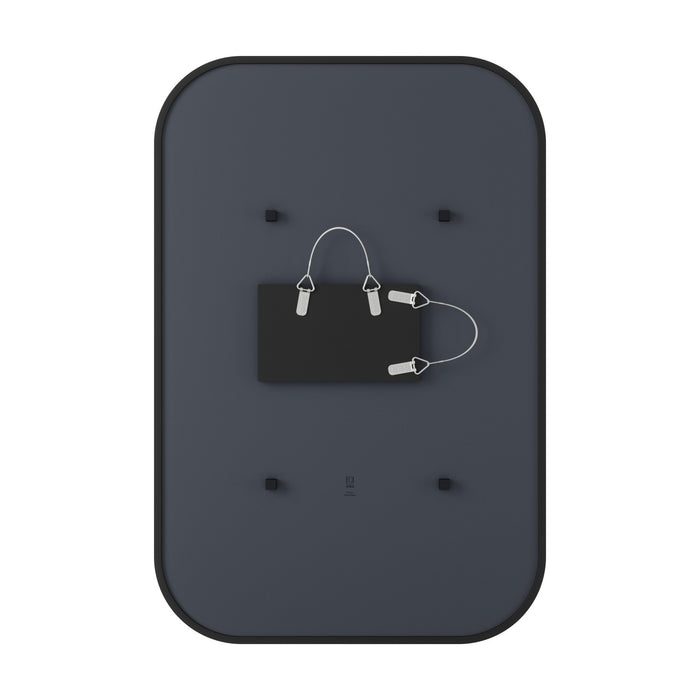 Miroir rectangulaire Hub de Umbra de 24 po x 36 po - noir