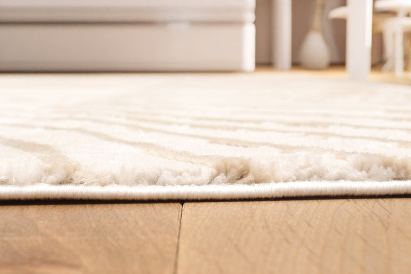 Tapis Contemporain/Moderne Sienna 8'0\" x 10'0\" en Ivoire