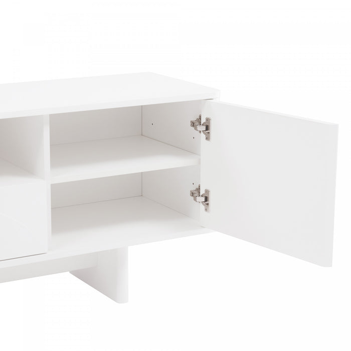 Meuble TV Ella Modern 59\" en blanc