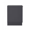 Elara Contemporary 18" Solid Wood Nightstand in Charcoal Gray (1-Drawer) | Table de nuit contemporaine Elara 18" en bois massif gris charbon (1 tiroir)
