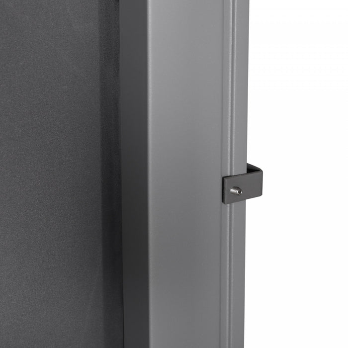 Outsunny Ecran De Confidentialite Pliant Pour Auvent Lateral 118 X 63, Gris
