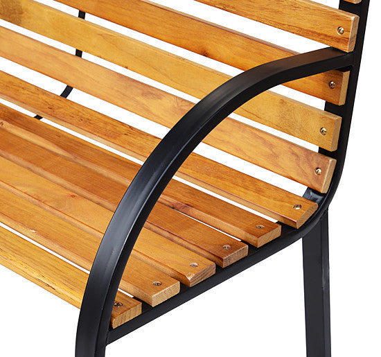 Banc De Jardin Exterieur 48\"l Outsunny Pour 2 Personnes En Bois