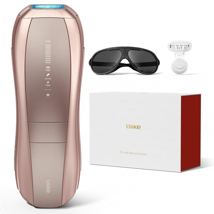 Ulike Air 10 Epilateur IPL Laser – Double Lumiere, Mode SHR et Refroidissement Sapphire 2.0 – Rose