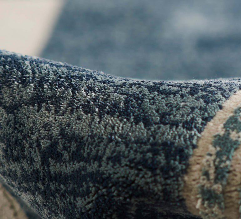 Tapis Contemporain Sorelle 7'9\" x 9'10\" en Bleu