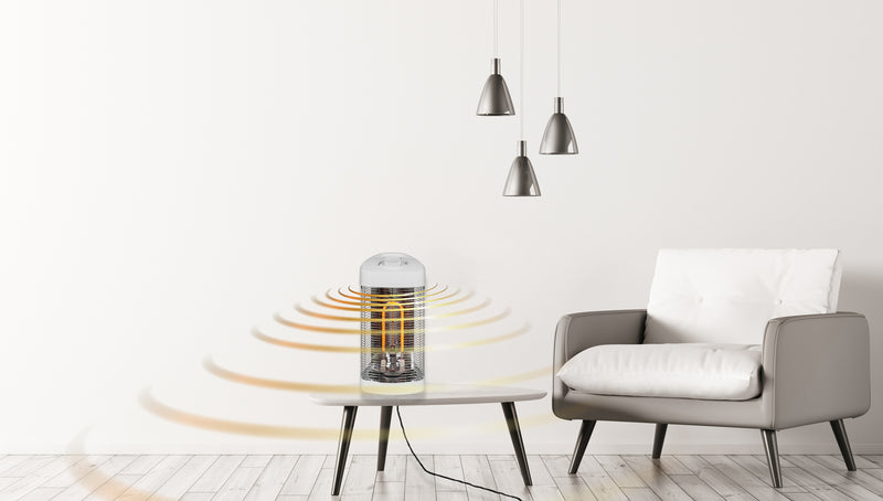 Radiateur de terrasse oscillant, portatif, électrique et à infrarouge Westinghouse - WES31-1200MWHT