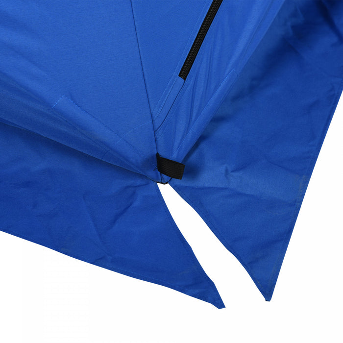 Outsunny Tente De Peche Sur Glace Isolee Pour 5 A 8 Personnes (142\" X 71\" X 71\")