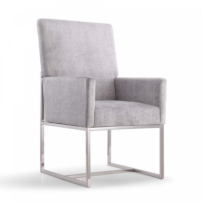 Ensemble de 6 chaises de salle a manger Element Modern en gris