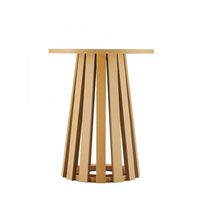 Table d’appoint Layla style scandinave moderne en chene clair – Lot de 2