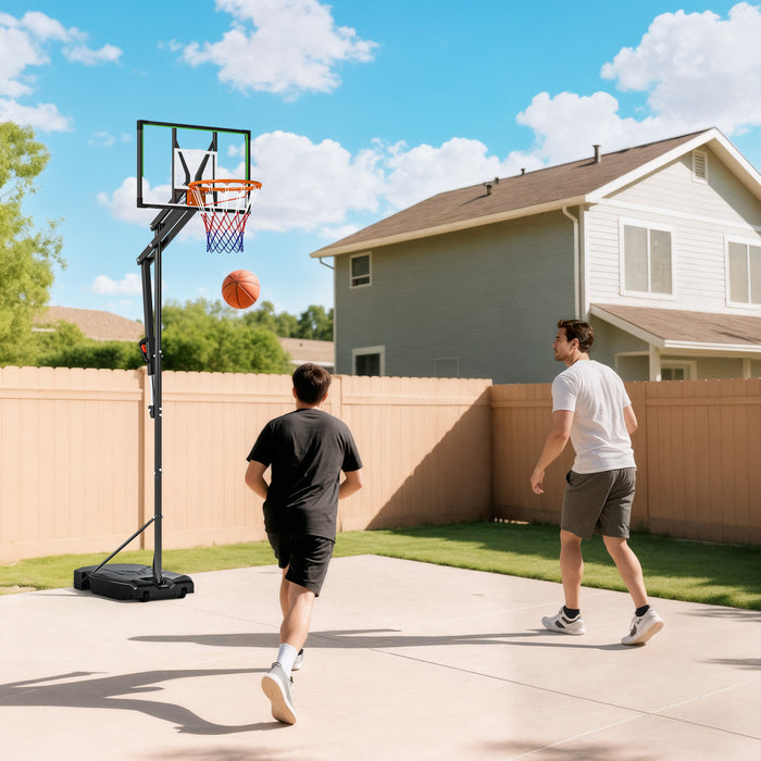 Soozier Panier de Basketball, Reglable de 4.1-8.5pi avec cerceau de 33\"