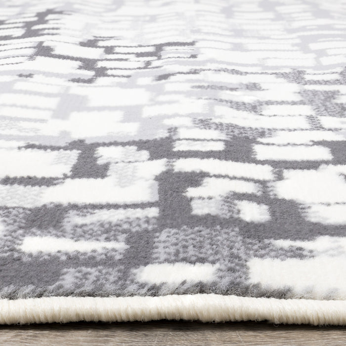 Carpette pixelisée Florence pour l’intérieur - 4 pi 7 po x 6 pi 7 po