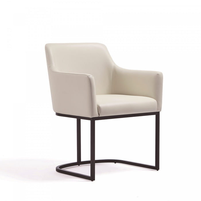 Ensemble de salle a manger moderne Serena 8 pieces en ivoire
