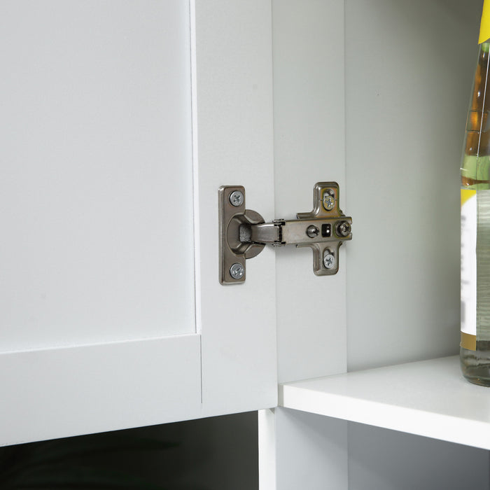 HOMCOM 71\" Buffet avec huche, armoire de rangement de cuisine avec tiroir