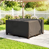 Outsunny Patio Furniture Cover Waterproof, 55.1" x 55.1" x 28.1", Black