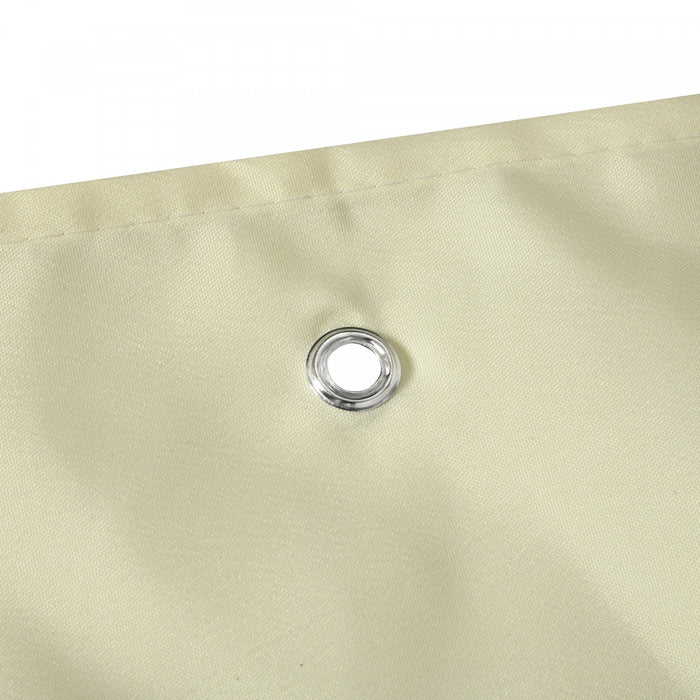 Outsunny Parois Laterales Pour Pavillon De Jardin En Maille Avec 4 Panneaux, Fermetures Eclair, Anneaux En C Pour Gazebos De Terrasse De 3 X 3 M, (paroi Laterale Uniquement), Beige