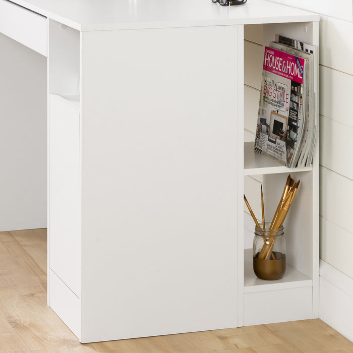 Crea Table De Travail - Blanc Solide