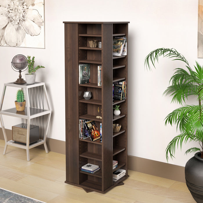 Etagere Multimedia A 36 Tablettes Reglables – Espresso