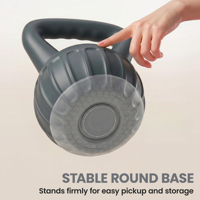Soozier Kettlebell, 12 kg avec Poignee Antiderapante