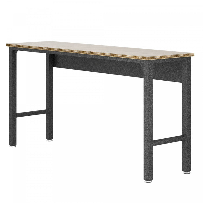 Ensemble de garage moderne Fortress 6 pieces en gris fonce