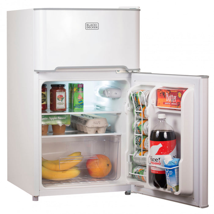 Refrigerateur compact a deux portes BLACK+DECKER serie BCRK, 3,1 pi³, BCRDK32W